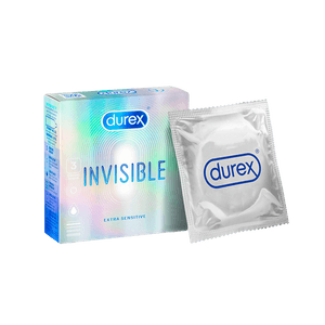 DUREX Invisible Extra Sensitive Condoms 3 Pack
